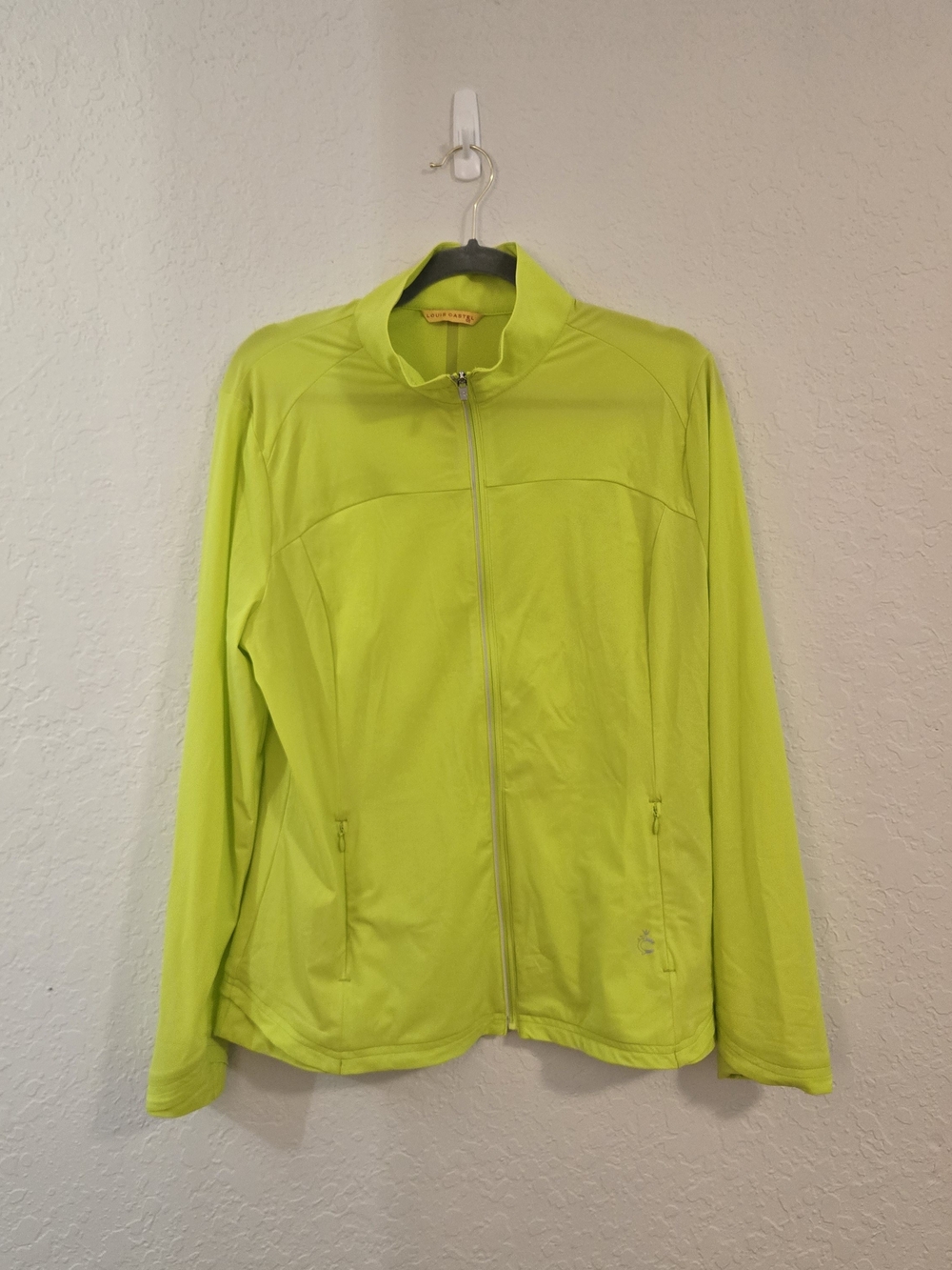 Women’s Neon Lime Full-Zip Golf Jacket
